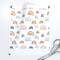 Earth Tones Watercolor Rainbows Pink Blue Teal Nursery Gender Neutral Custom Printed Fabric by Spoonflower Various Fabrics by the Yard or Fat Quarter